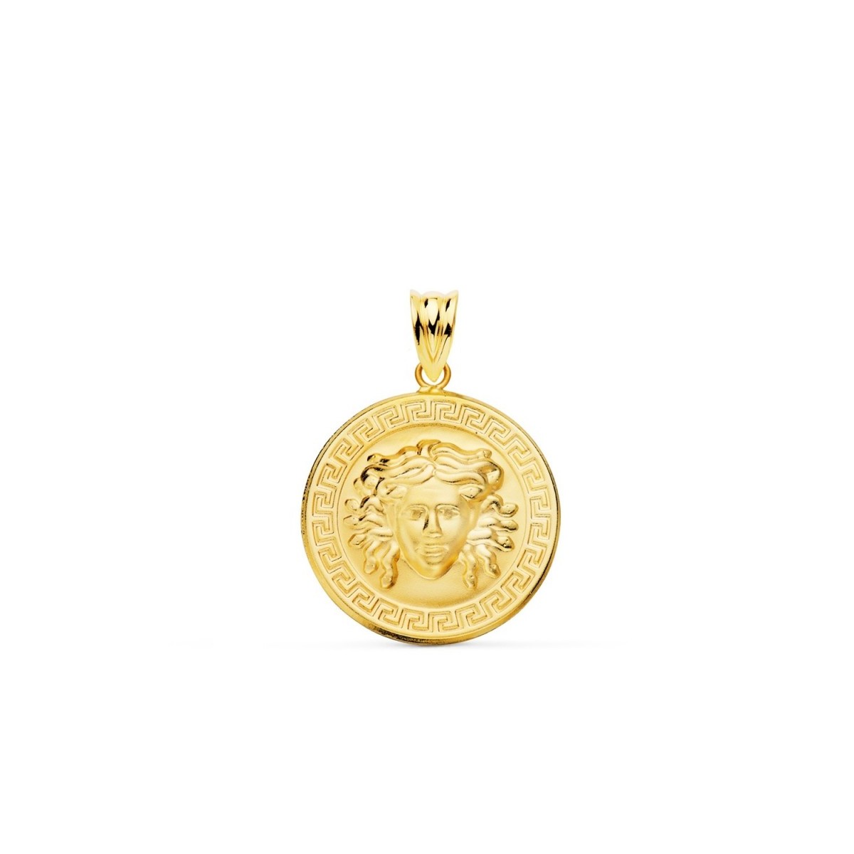 Pendentif En Or 18 Carats Modèle Medusa - Poids 2,80 Grammes - Unisexe Et Neuf Avec étiquettes